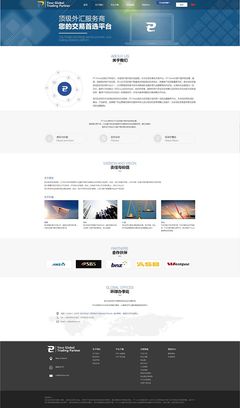 打造專業(yè)金融商務外匯平臺的“關于我們”網頁設計